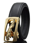 Men Automatic Buckle Leather Belt