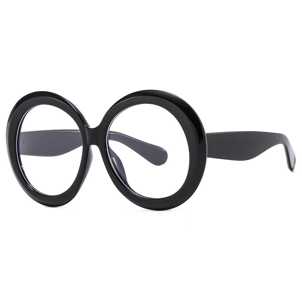 Fashion  Round Frame Large Sunglasses