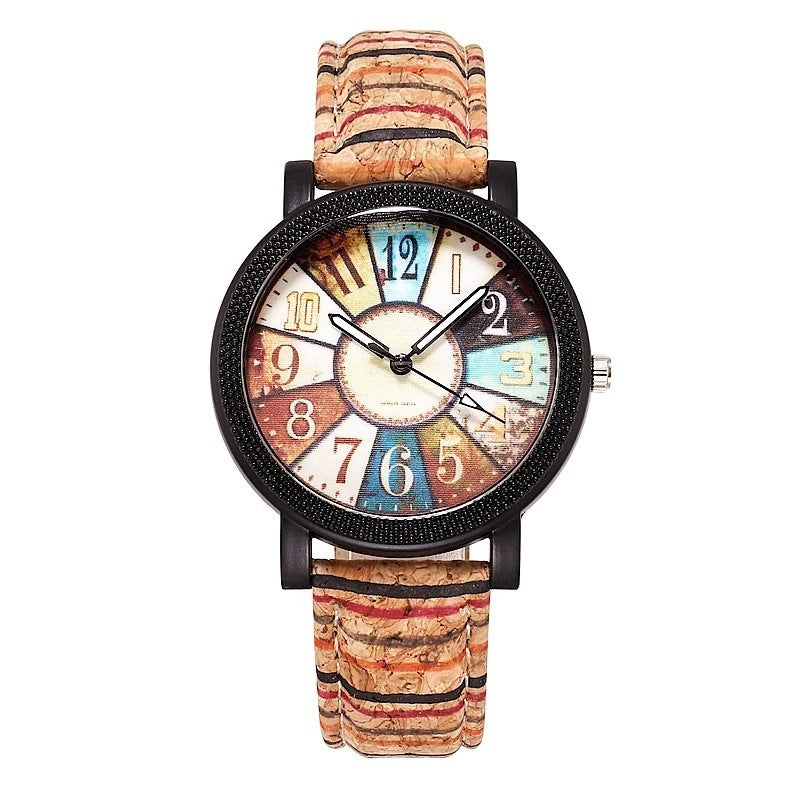 Women Casual Leather Wrist Clock Watch
