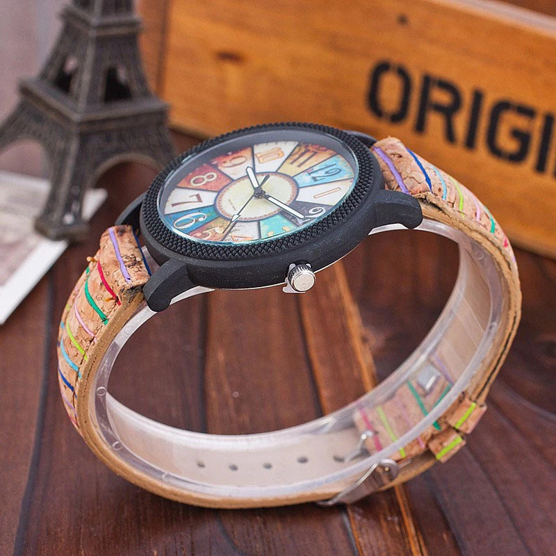 Women Casual Leather Wrist Clock Watch