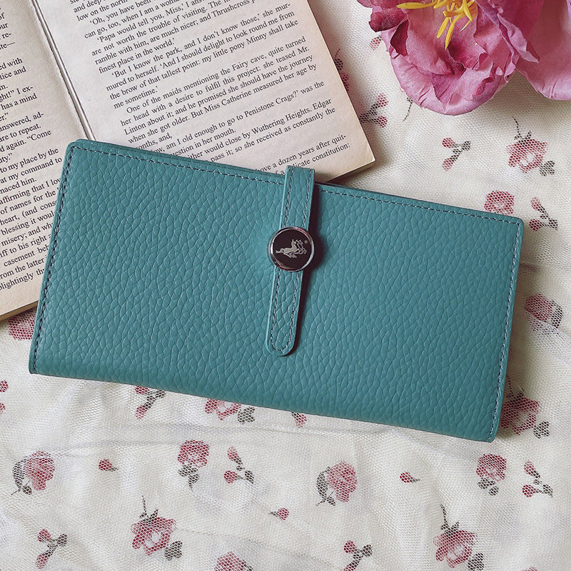 Women Luxury Long Hasp Coin Purs