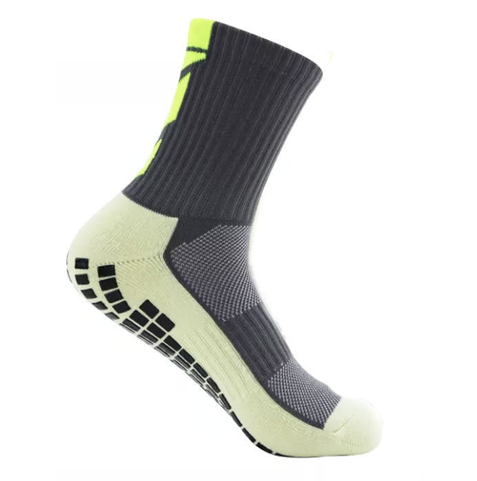 Men's Glue Dispensing Non-slip Athletic Socks Arrow Soccer Sweat Absorption