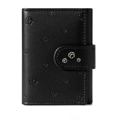 Women  Soft PU Leather Card Holder Purses