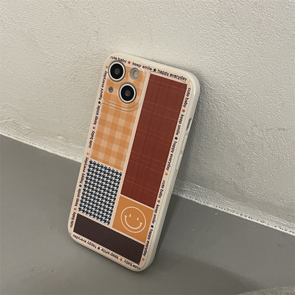 Fashion Mosaic Cell Phone Case Antique White Women's