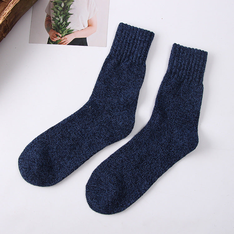 Men Winter Terry Wool Socks