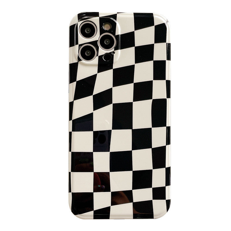 Ins Hanfeng Checkerboard Cell Phone Case