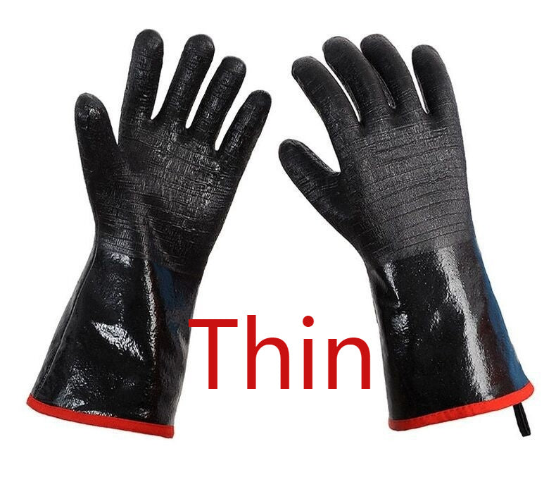 Heavy Duty Neoprene Glue Flame Retardant Heat Insulation Oilproof And Heatproof Gloves