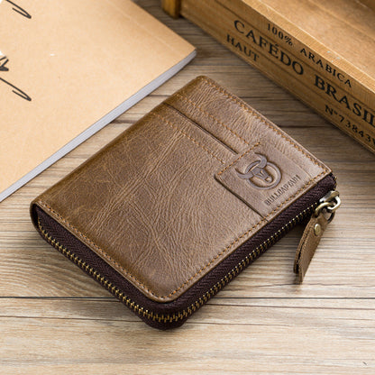 Men Captain Bull Zipper purse