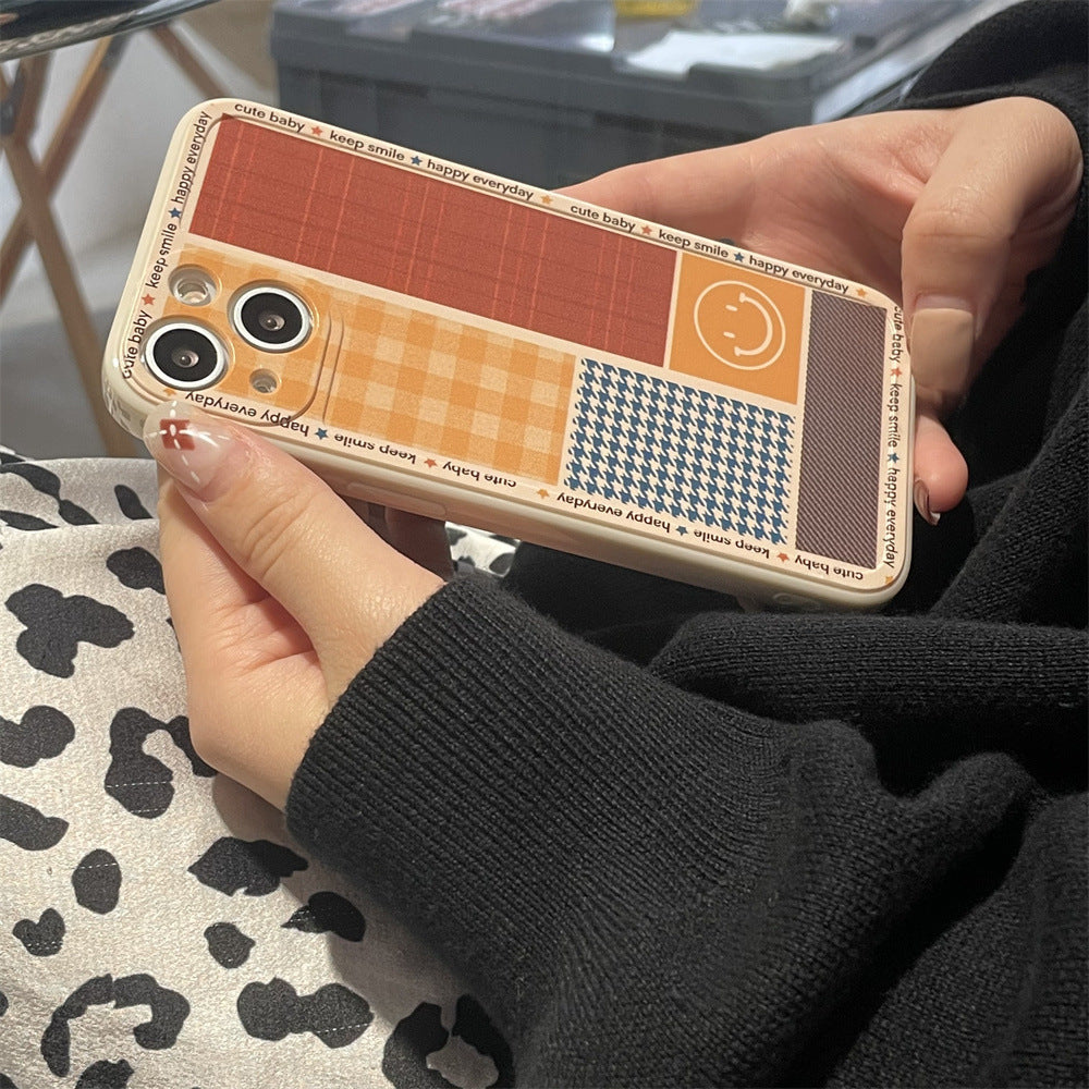Fashion Mosaic Cell Phone Case Antique White Women's