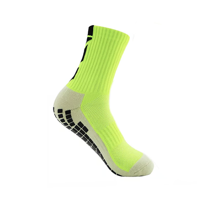 Men's Glue Dispensing Non-slip Athletic Socks Arrow Soccer Sweat Absorption
