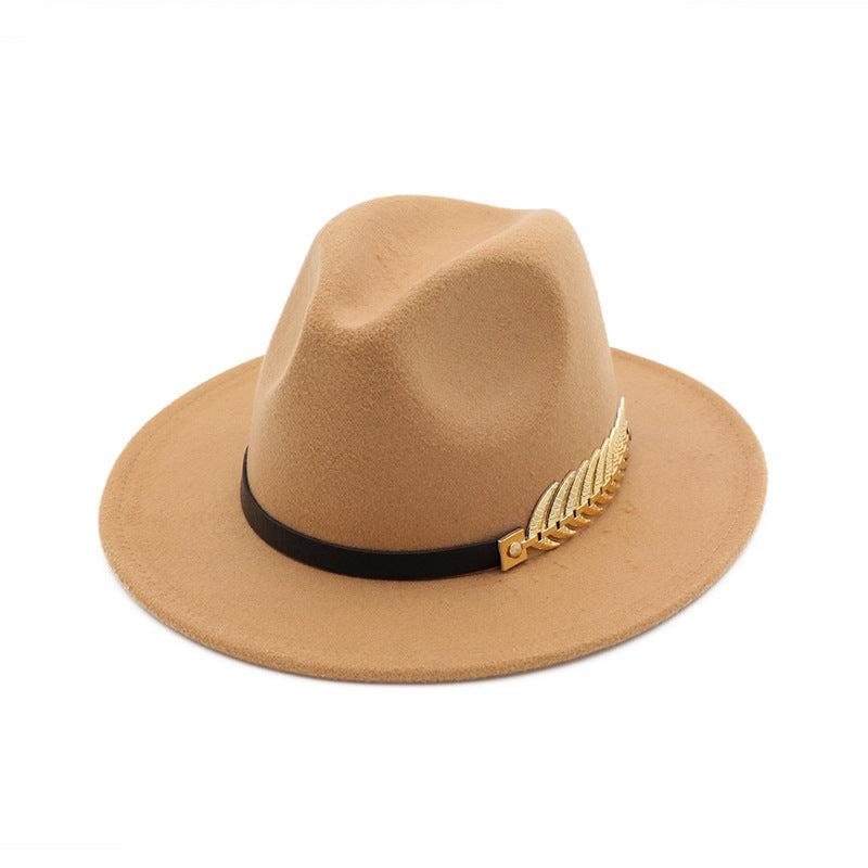 Women Fedora Woolen Jazz Hat