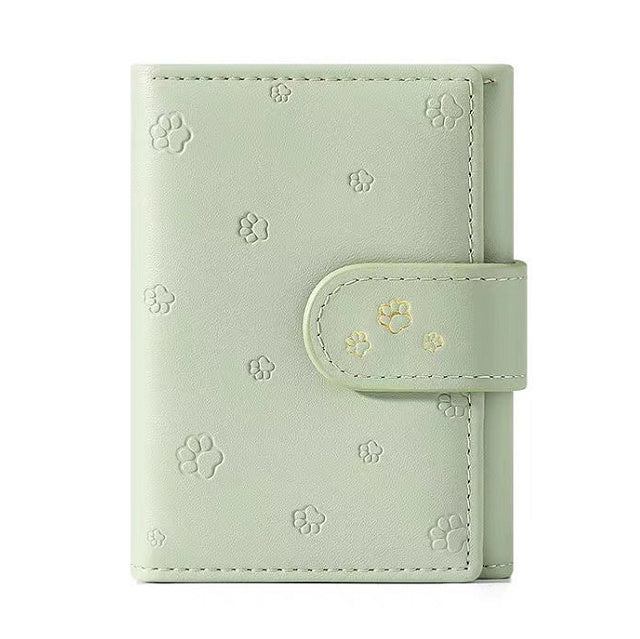 Women  Soft PU Leather Card Holder Purses