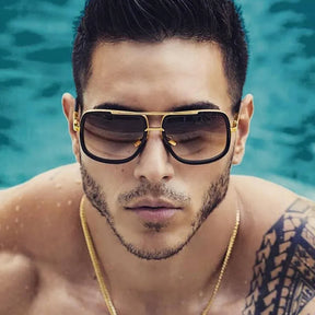 Big Frame Sunglasses Men Square