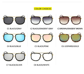 Big Frame Sunglasses Men Square