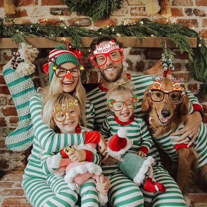 Santa Elk Glasses Frames - Xmas Decorations & Gifts