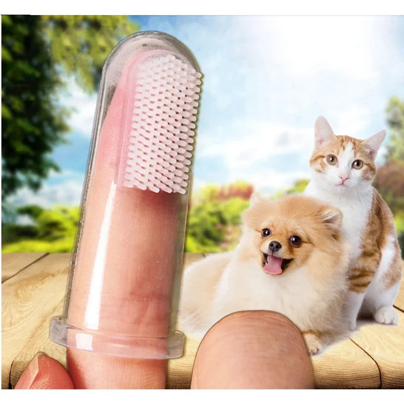 Dog Soft Cleaning Finger Toothbrush