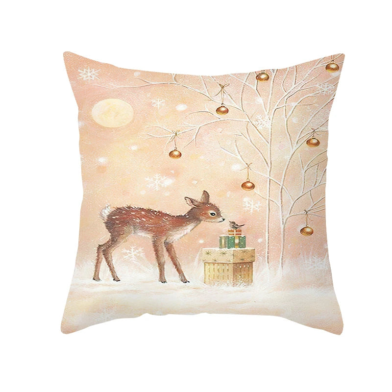 Merry Christmas Home Decor Cushion Cover