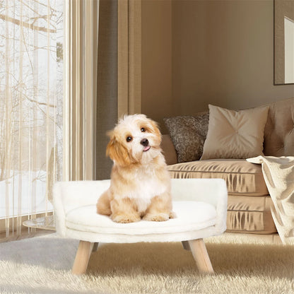 Cat Soft Warm Plush Fabric Luxury Bed