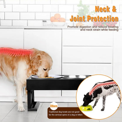 Dog Elevated Stand Dish Bowl