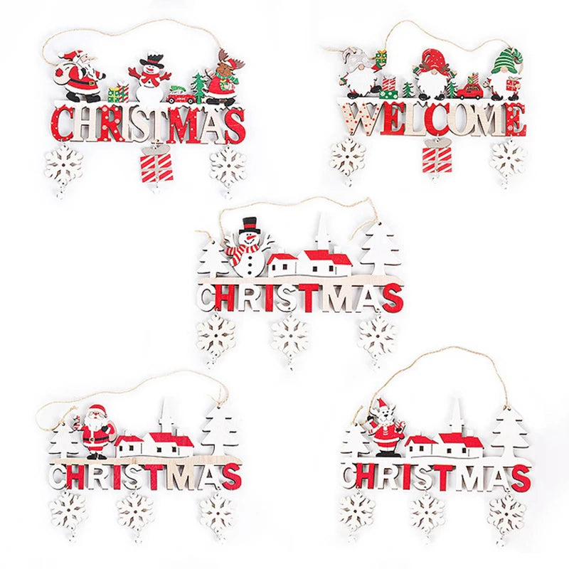 Christmas Home Door Hanging Ornament