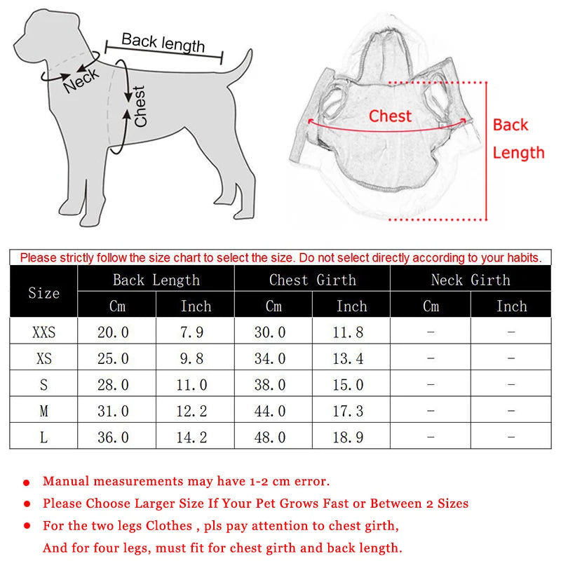 Santa Christmas Costume Hooded Coat Jackets for Pet Small Dogs