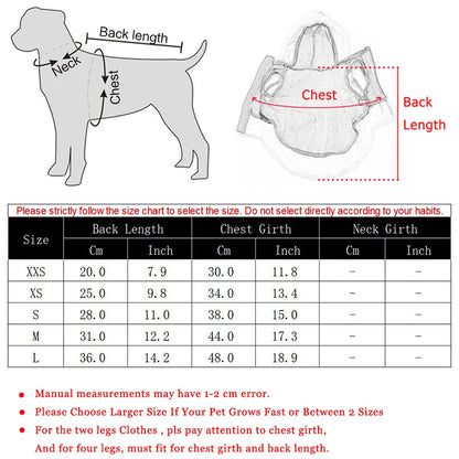 Santa Christmas Costume Hooded Coat Jackets for Pet Small Dogs