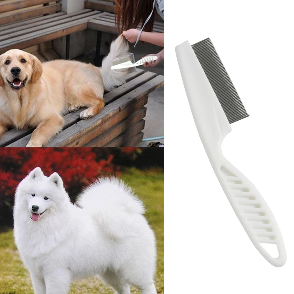 Pet Stainless Steel Comfort Flea Hair Comb