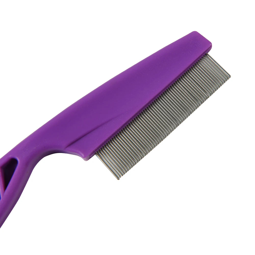 Pet Stainless Steel Comfort Flea Hair Comb