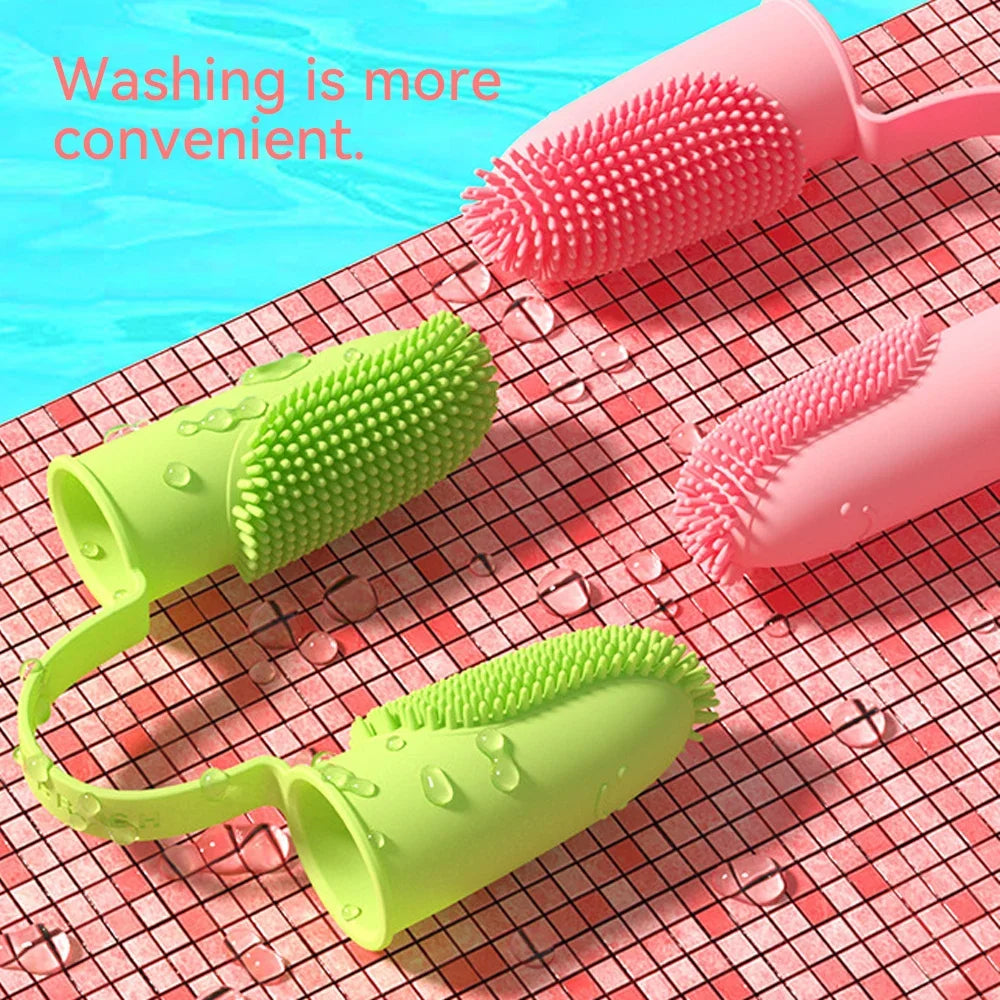 Dog Super Soft Double Finger Toothbrush