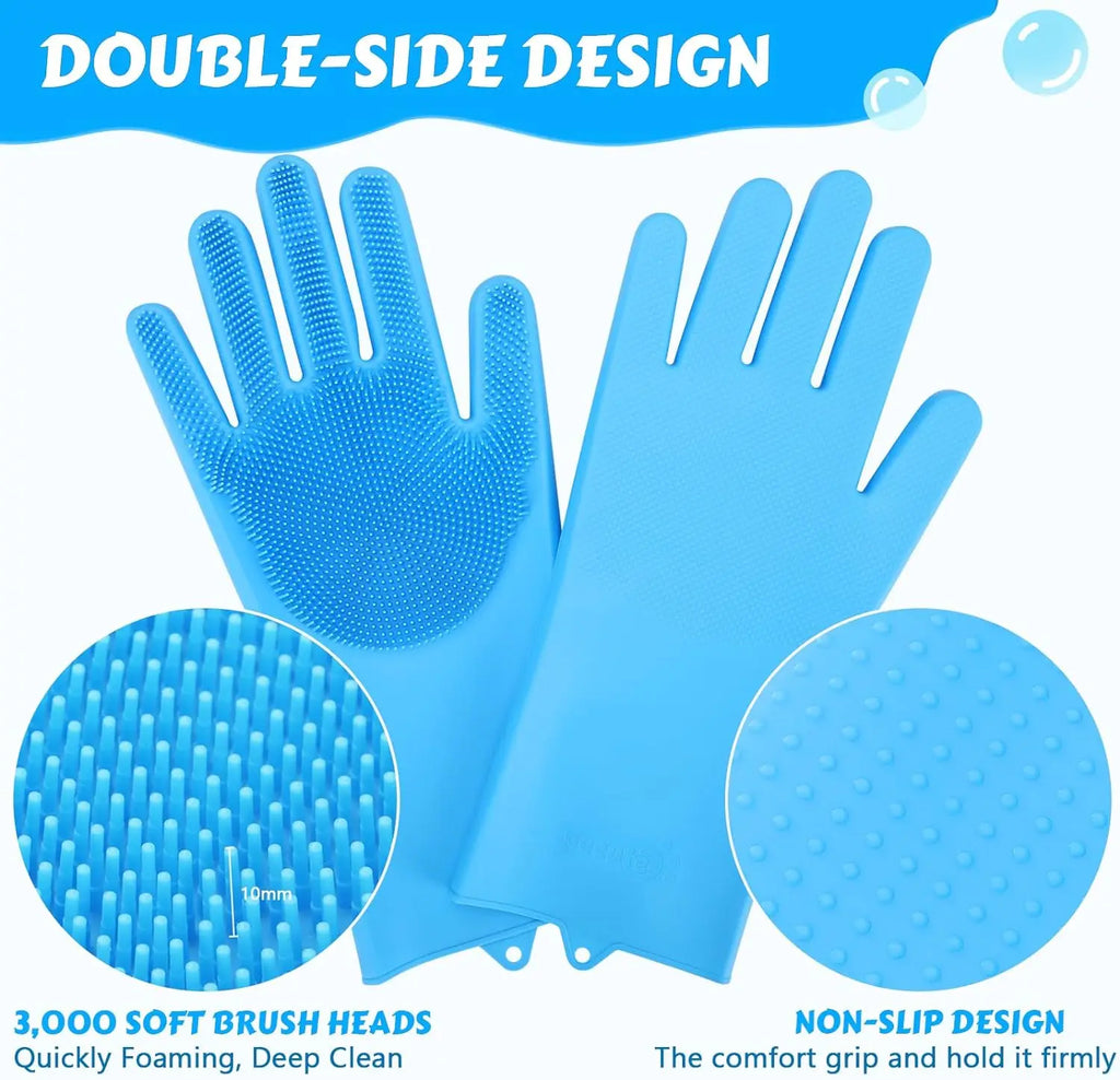 Pet Hair Removal Grooming Gloves