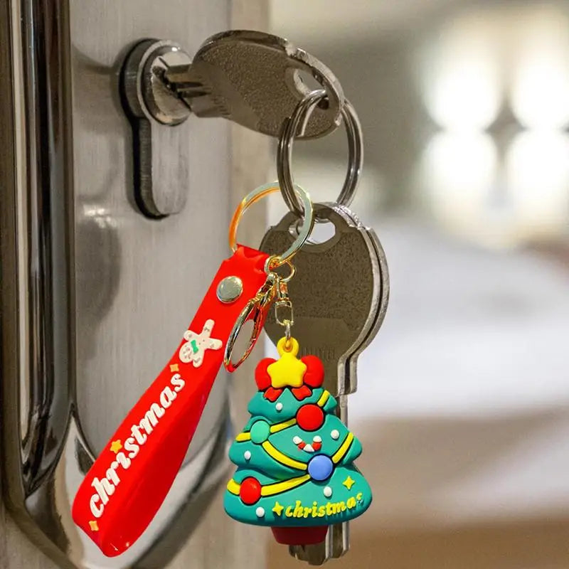 Christmas Backpack Keychain