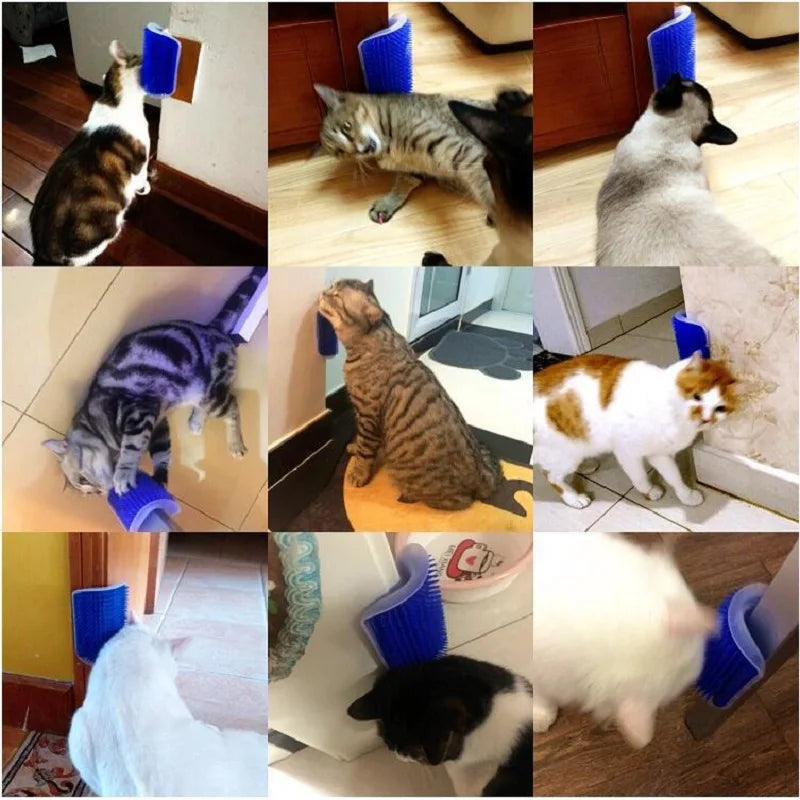 Cat Grooming Scratcher Massager