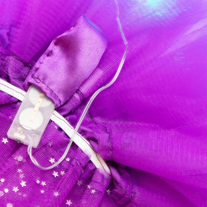 Girls Tutu Skirts With Neon LED Light