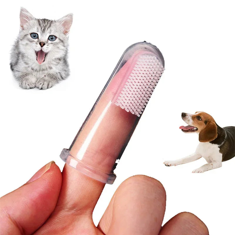 Dog Soft Cleaning Finger Toothbrush