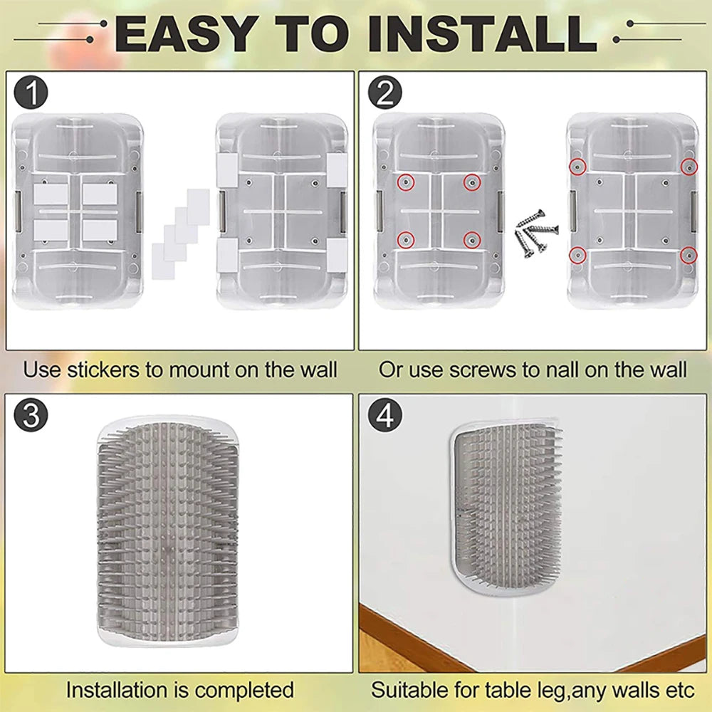 Cat Grooming Scratcher Massager