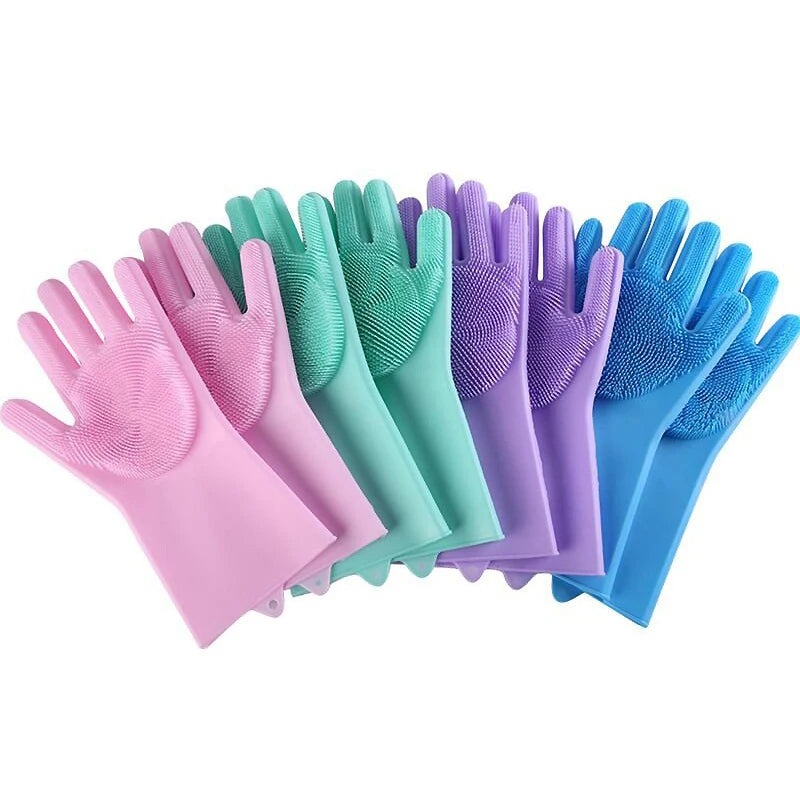 Pet Hair Removal Grooming Gloves