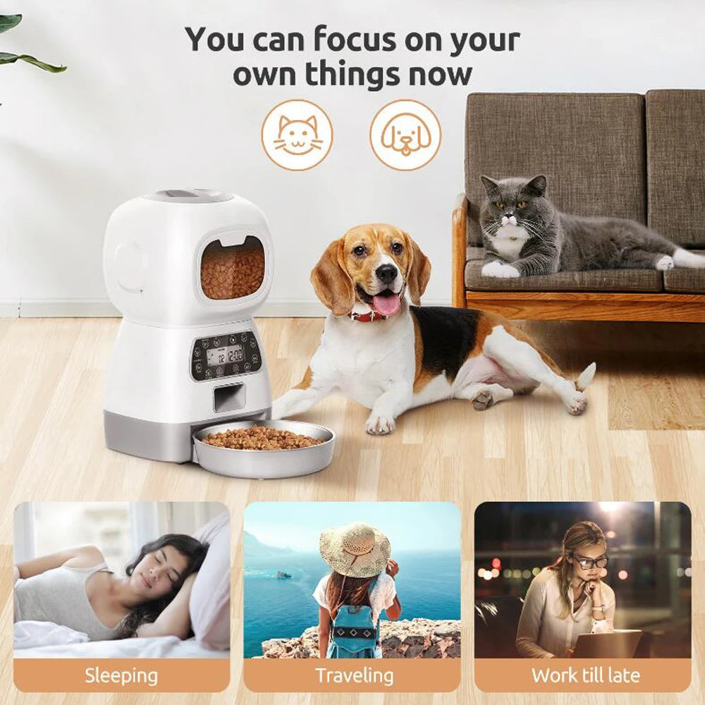 Pet  WiFi Smart 3.5L Automatic Feeder