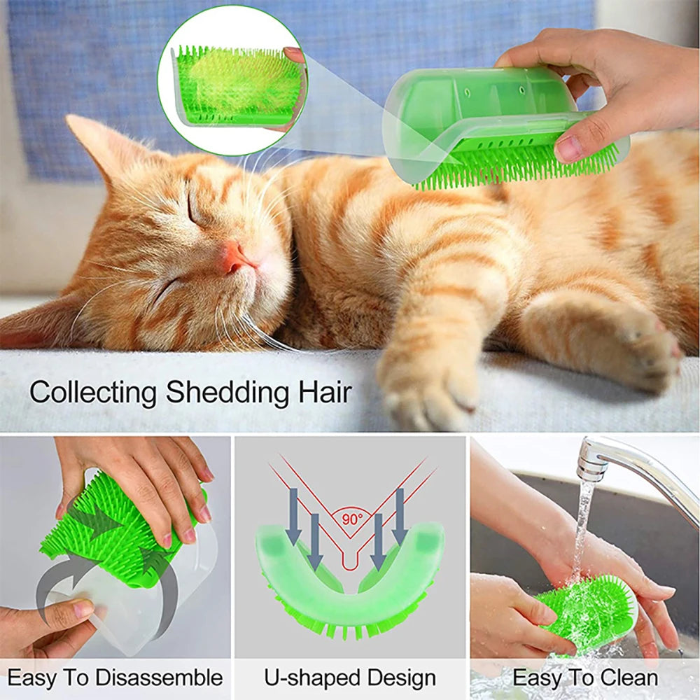 Cat Grooming Scratcher Massager
