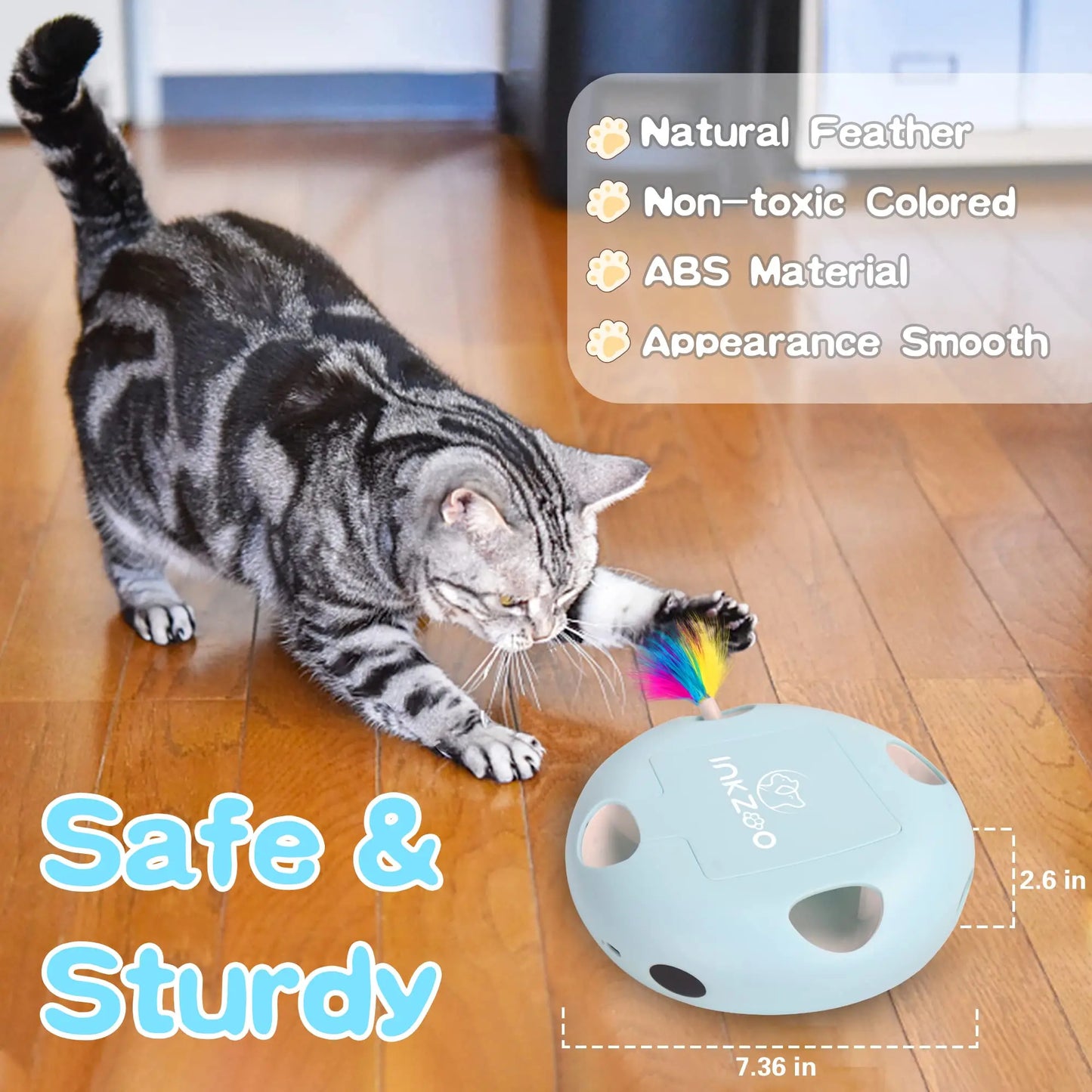 Cat Mice Whack Interactive Toy