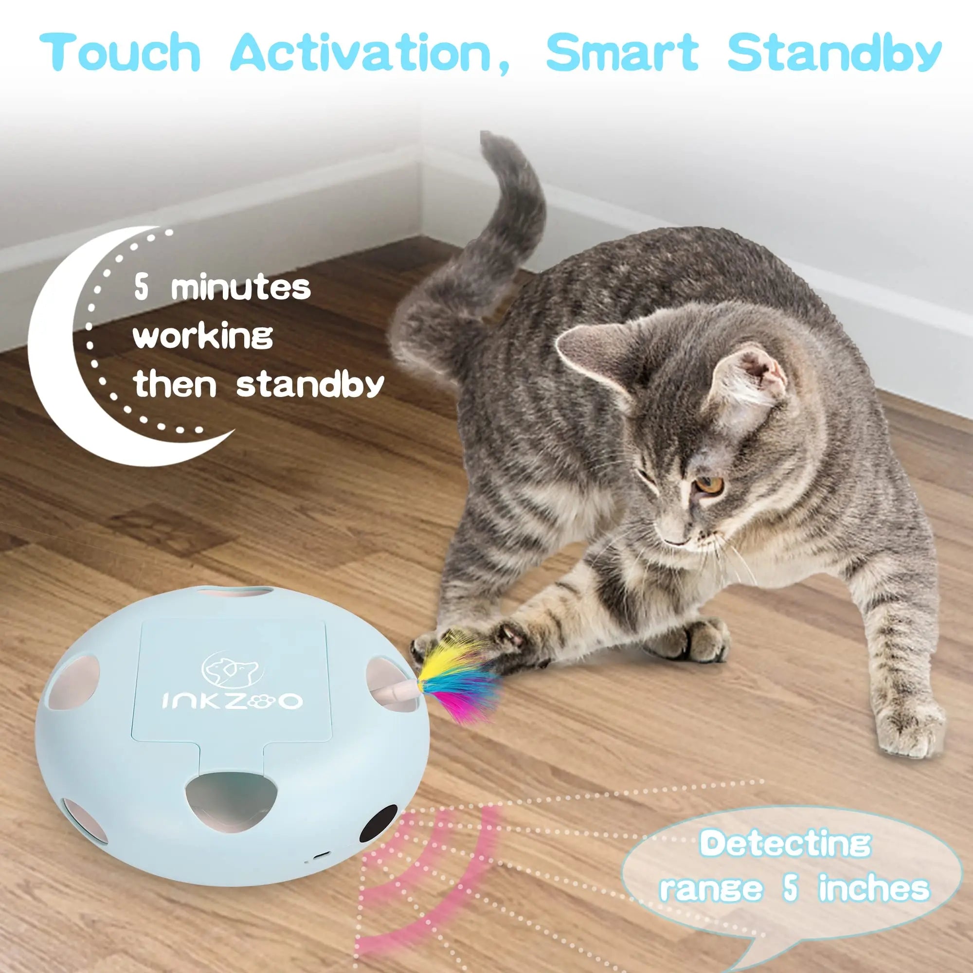Cat Mice Whack Interactive Toy