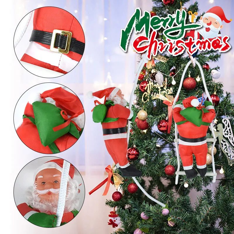 Christmas Tree Santa Claus Hanging Doll