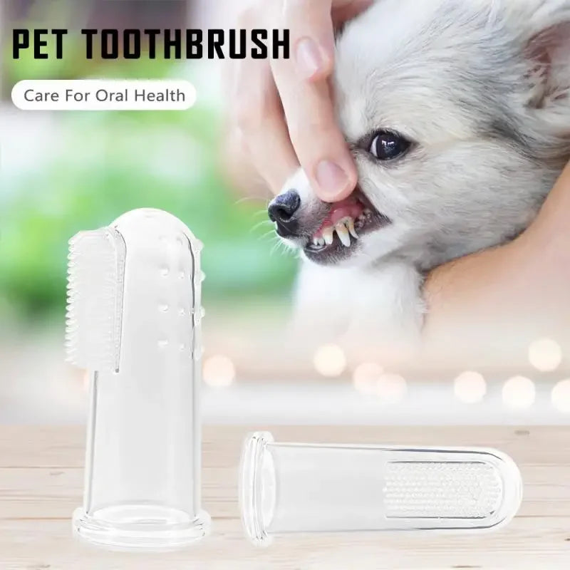 Dog Soft Cleaning Finger Toothbrush