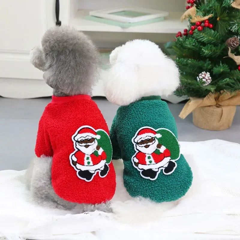Christmas Winter Warm Dog Sweater for Small Dogs