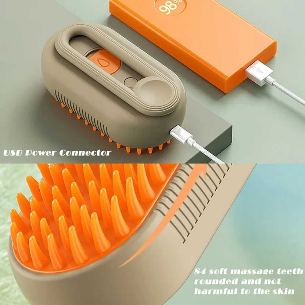 Electric Sprayer Massage Grooming Comb