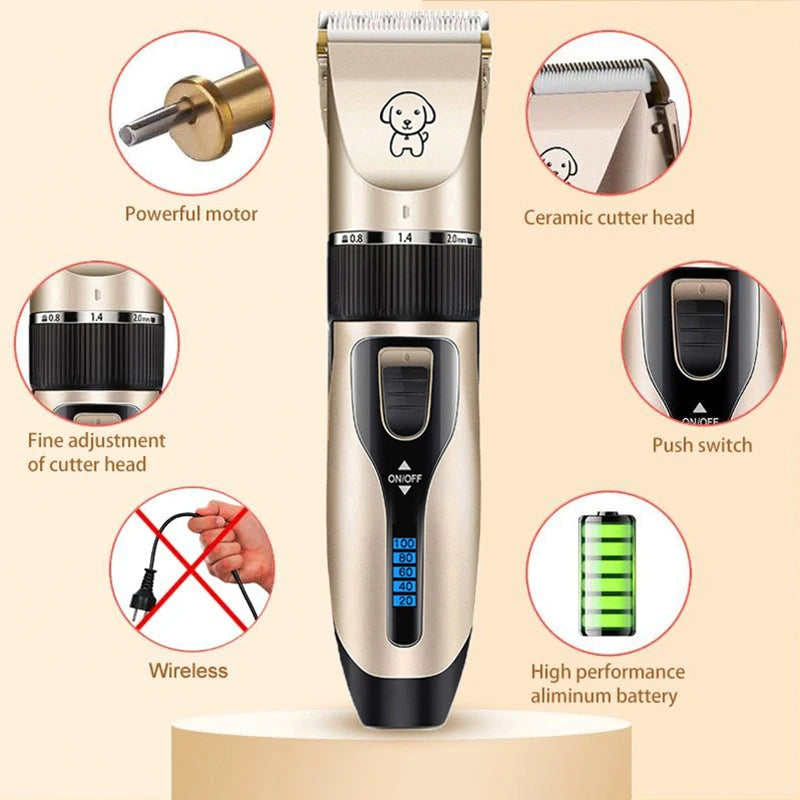 Dog Rechargeable Trimmer Shaver Set