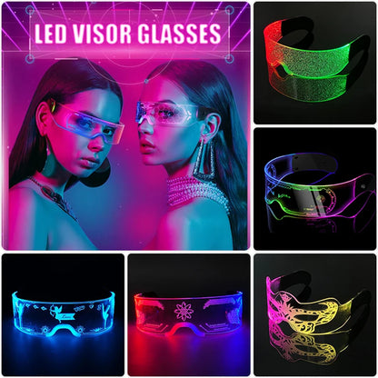 Christmas Concert Colorful Glasses