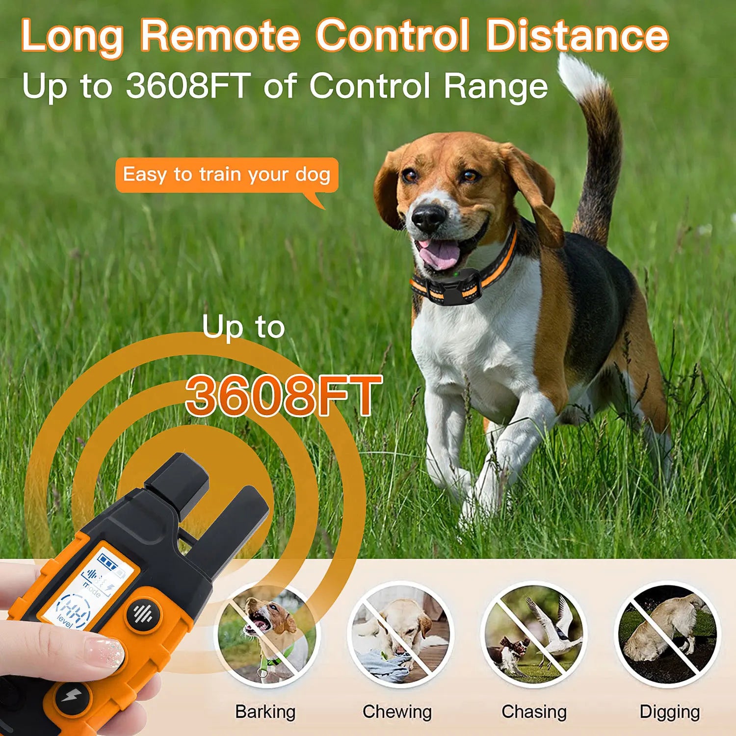 Dog Remote Control Electric Training Collar
