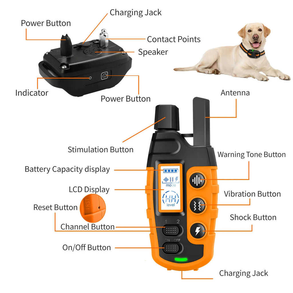 Dog Remote Control Electric Training Collar