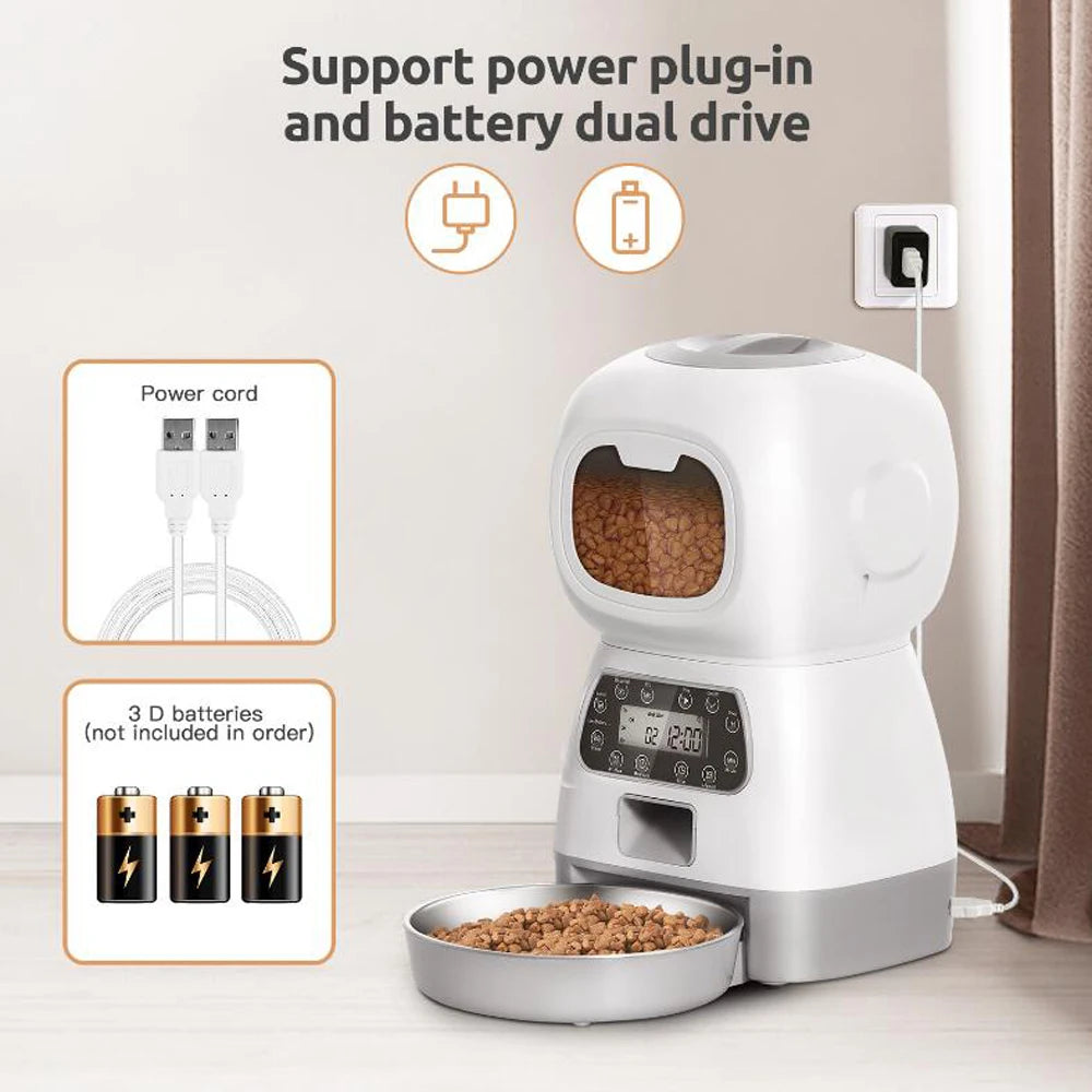 Pet  WiFi Smart 3.5L Automatic Feeder