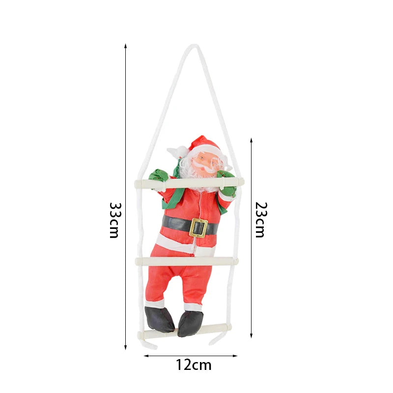 Christmas Ornament Climbing Santa Gift
